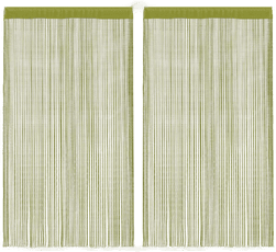 Vidaxl Trådgardiner 140x250 cm grønn