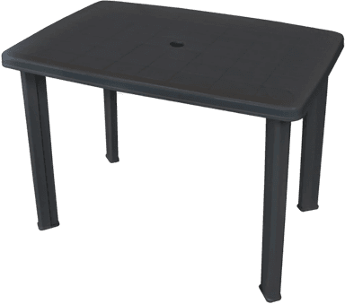 Vidaxl Hagebord antrasitt 101x68 cm