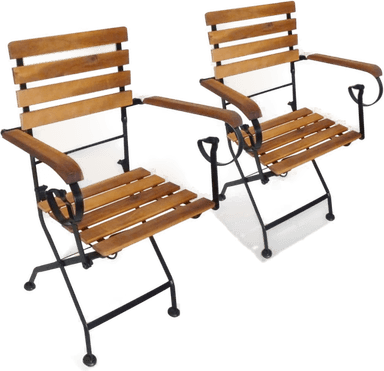 Vidaxl Klappstoler 2 stk akasie