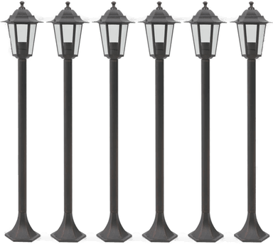 Vidaxl Hagelyktestolpe E27 110 cm