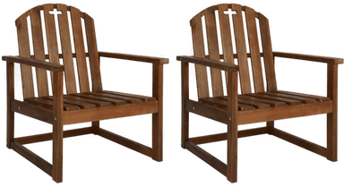 Vidaxl Hagestoler 2 stk akasie