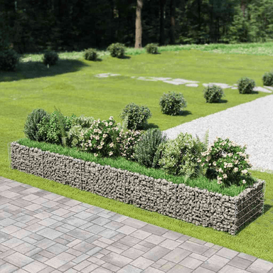 Vidaxl Gabion høybed 450x90x50 cm