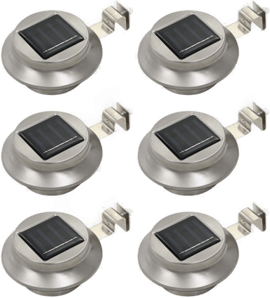 Vidaxl LED utendørs sollampe 12 cm 6 stk
