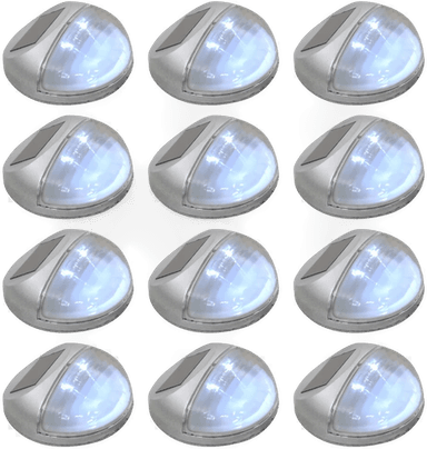 Vidaxl Utendørs soldreven vegglampe LED 12 stk