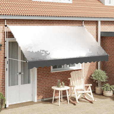 Vidaxl Manuell uttrekkbar markise 350 cm