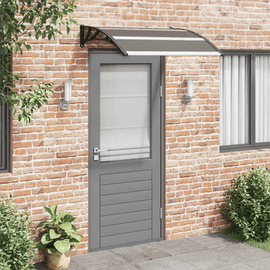 Vidaxl Skjermtak svart 120x100 cm