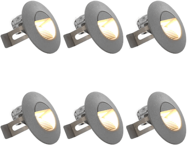 Vidaxl Utendørs LED-vegglamper 2 W 6 stk