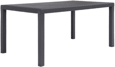 Vidaxl Hagebord 150x90 cm brun