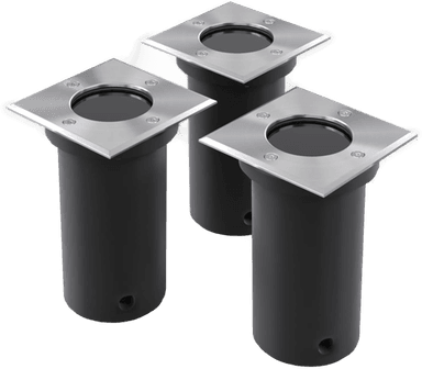 Vidaxl Utendørs bakkelys 3 stk