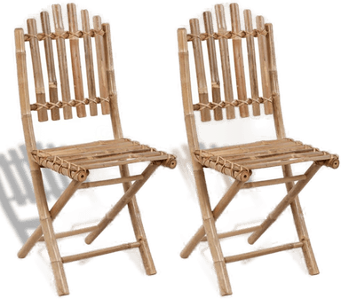 Vidaxl Foldbare hagestoler 2 stk