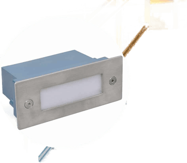 Vidaxl Innfelte LED-trappelys 2 stk