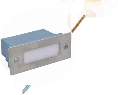 Vidaxl Innfelte LED-trappelys 12 stk