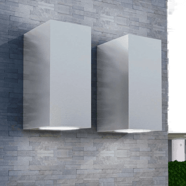 Vidaxl Utendørs LED Vegglampe 2 stk.