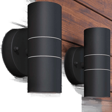 Vidaxl Utendørs LED Vegglamper Rustfritt Stål