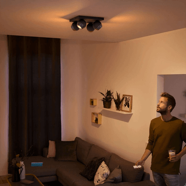 Philips Hue Buckram dimmebryter svart