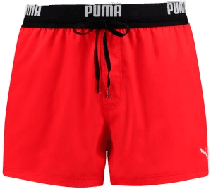 Puma Badebukser Logo Rød