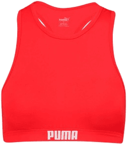 Puma Racerback Swimtop Rød