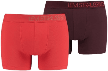 Levis 2P Base Boomer Boxer Rød