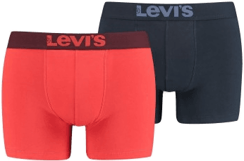 Levis 2P Base Boxer Rød/Blå