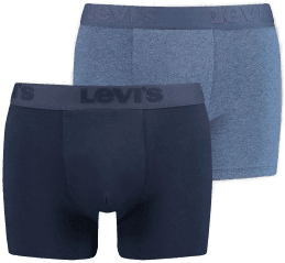 Levis 3P Premium Boxer Hvit/Marine Large