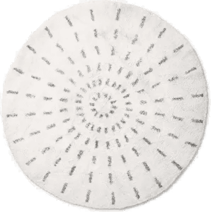 HKliving Swirl baderomsmatte Ø120 cm