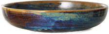 HKliving dyp tallerken Ø19,3 cm Rustic blue