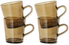 HKliving 70's kaffekopp 20 cl Mud brown