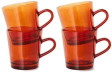 HKliving 70's glassware kaffekopp 20 cl