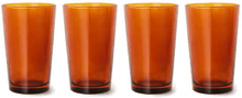 HKliving 70's teglass 20 cl Amber brown