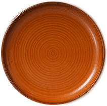 HKliving Mattallrik Ø26 cm Burned orange
