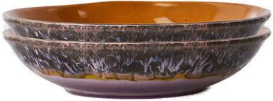 Hkliving 70's curry bolle 21,7 cm 2-pakning