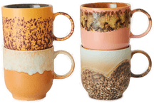 Hkliving 70's krus 25 cl 4-pakning