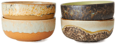 Hkliving 70's tapasbolle 4-pakning Drift