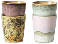 Hk Living 70's krus 4-pakning Serendipity