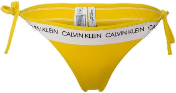 Calvin Klein CK Logo String Bikini Gul
