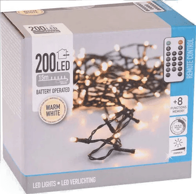 Koop Lyskjede 200 LED med Timer