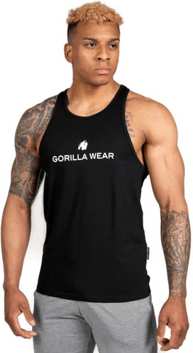 Gorilla Wear Men Carter Stretch Tank Top, black