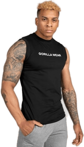Gorilla Wear Men Sorrento Sleeveless T-Shirt, black