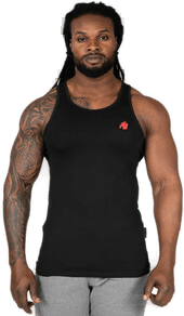 Gorilla Wear Men Adams Stretch Tank Top, black