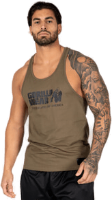 Gorilla Wear Men Classic Tank Top, army green