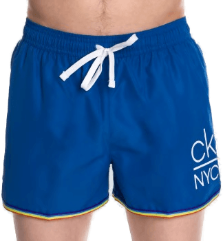 Calvin Klein Badebukser Pride Short Blå