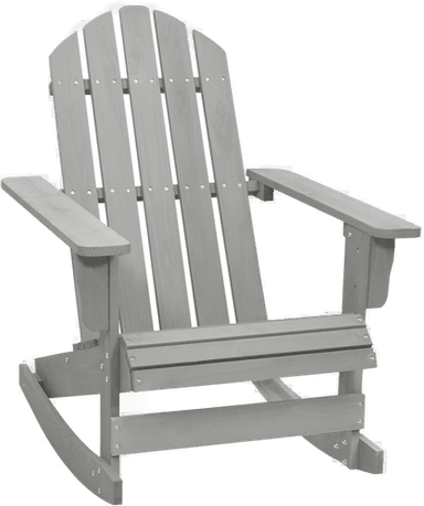 Vidaxl Hagegyngestol grå