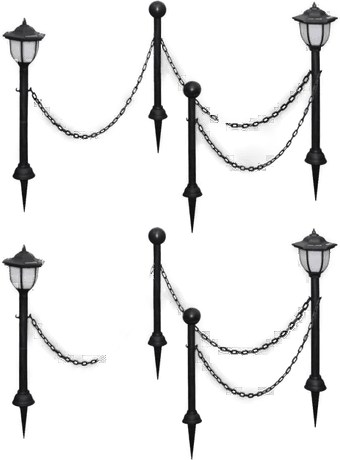 Vidaxl Soldrevne lys 4 stk