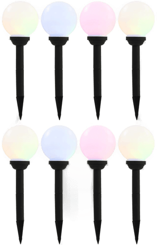 Vidaxl LED kuleformet lampe 15 cm RGB