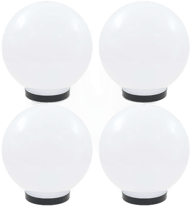 Vidaxl LED-kulelamper 25 cm 4 stk