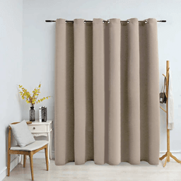 Vidaxl Lystett gardin beige 290x245 cm