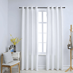 Vidaxl Lystette gardiner 140x225 cm 2 stk