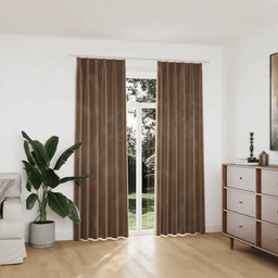 Vidaxl Lystette gardiner fløyel beige 140x225 cm