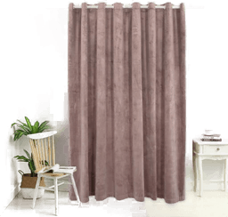 Vidaxl Lystett gardin fløyel antikk rosa 290x245 cm