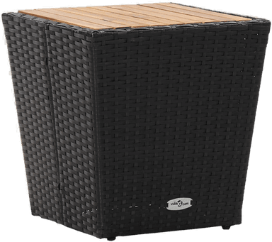 Vidaxl Tebord svart 41,5 x 41,5 cm